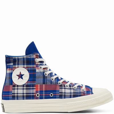 Converse Twisted Prep Chuck 70 - Miesten Matalavartiset Tennarit - Sininen/Punainen